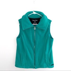 Calvin Klein Fleece Polyester Vest Size M